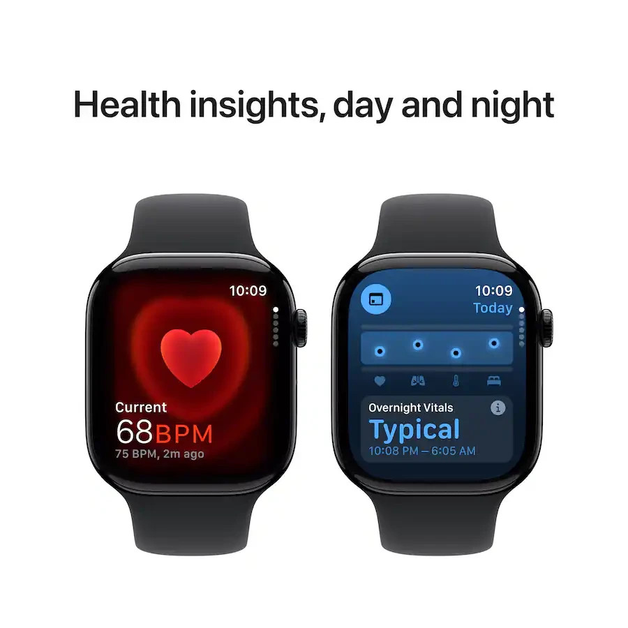 New Apple Watch Series 10 46mm (GPS + Cell) Jet Black w/ Black Sport Band (M/L)