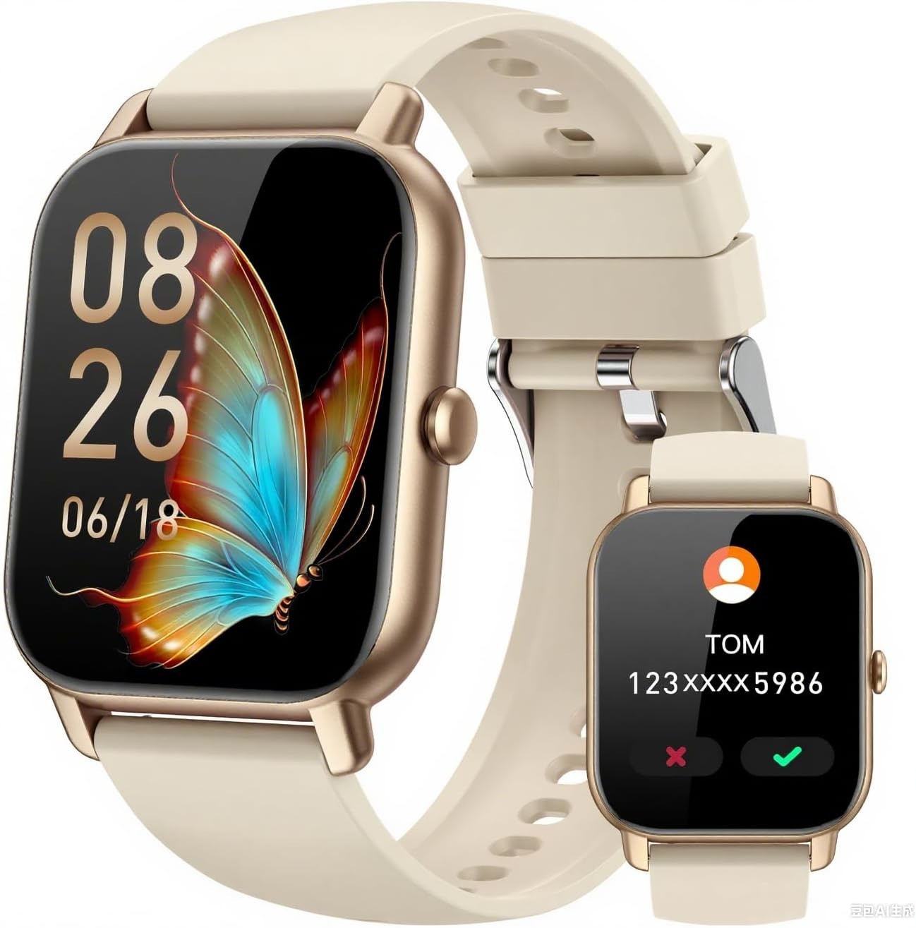 Reloj Inteligente Para iPhone Android De Mujer Smart Watch Pantalla Táct NUEVO