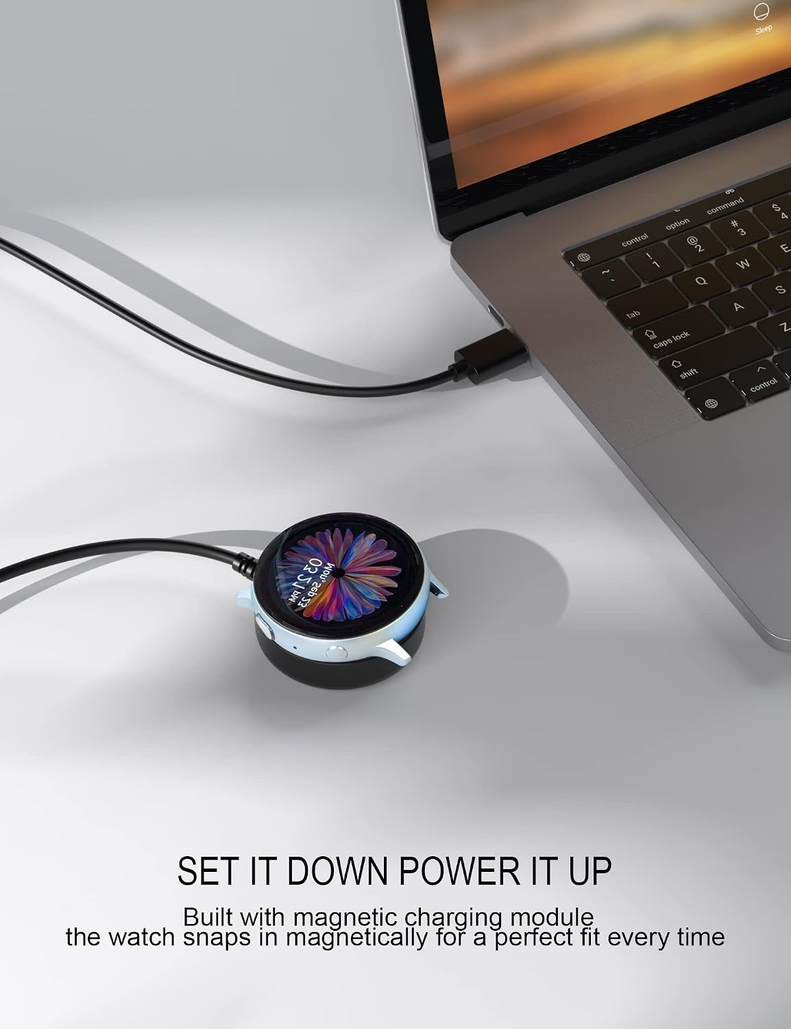 USB C Charger for Samsung Galaxy Watch 7/Ultra/FE/6/5/4/3/Active 2/Active 3 3Ft