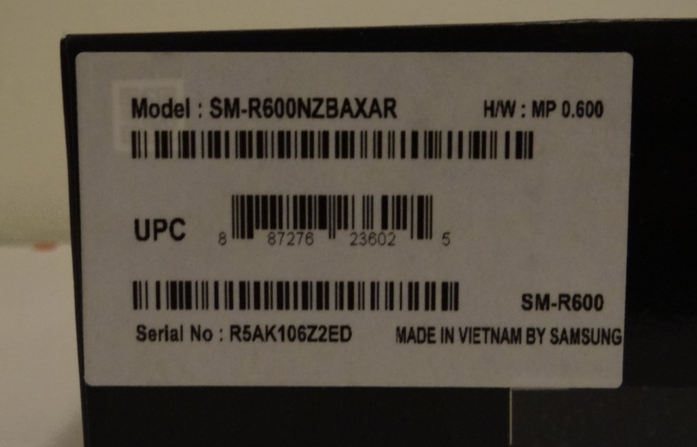 New Sealed Samsung Galaxy Gear Sport SM-R600 Fitness Smart Watch SM-R600NZBAXAR
