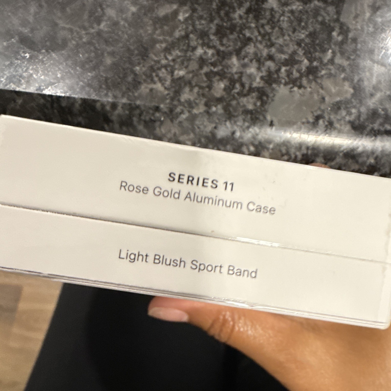 Apple Watch Series 11 42mm Rose Gold Aluminum, Light Blush Sport Band 64GB