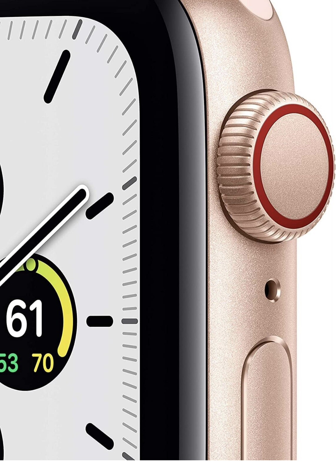 Apple Watch Series SE 44mm Gold Aluminium Case with Pink Sport Band (GPS +…