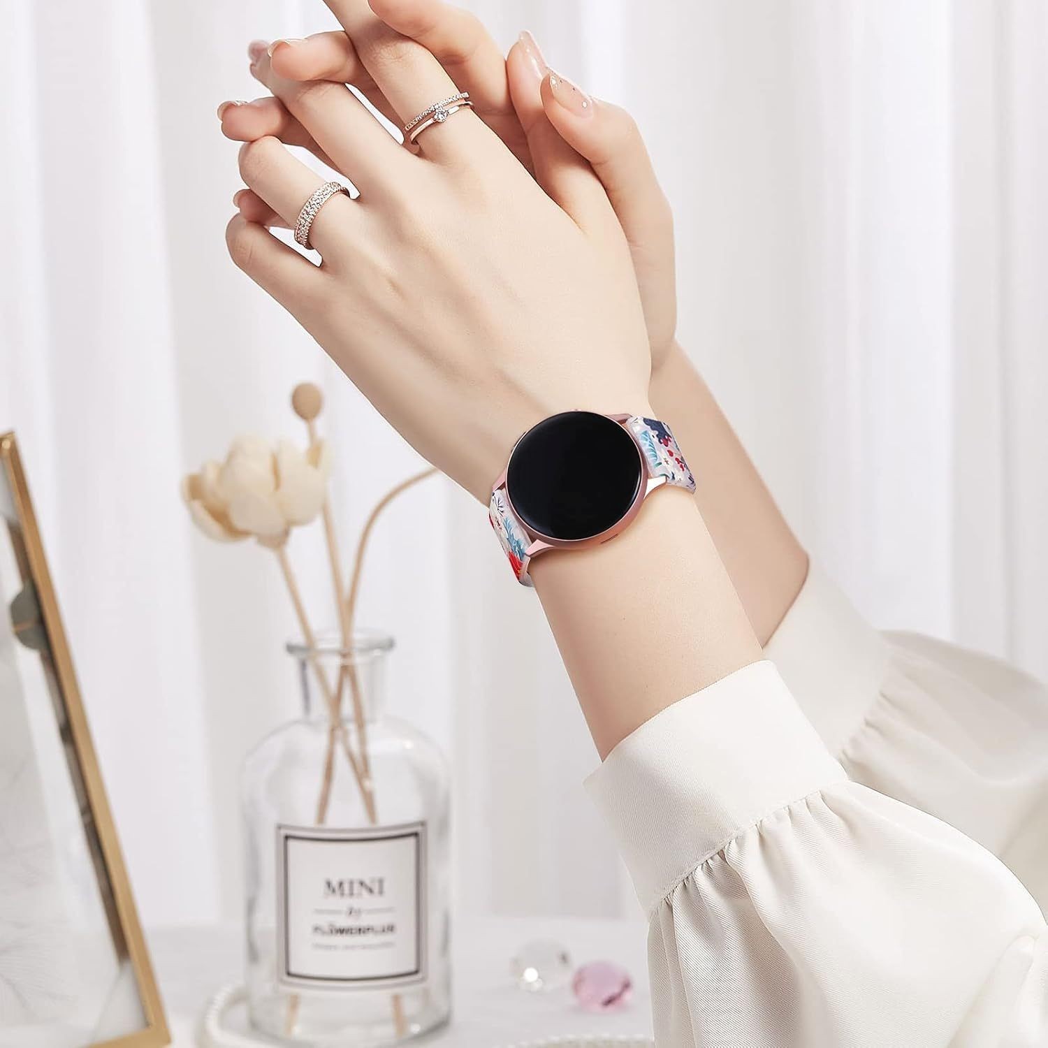 20mm Silicone Strap Compatible with Samsung Galaxy Watch 7 40mm 44mm