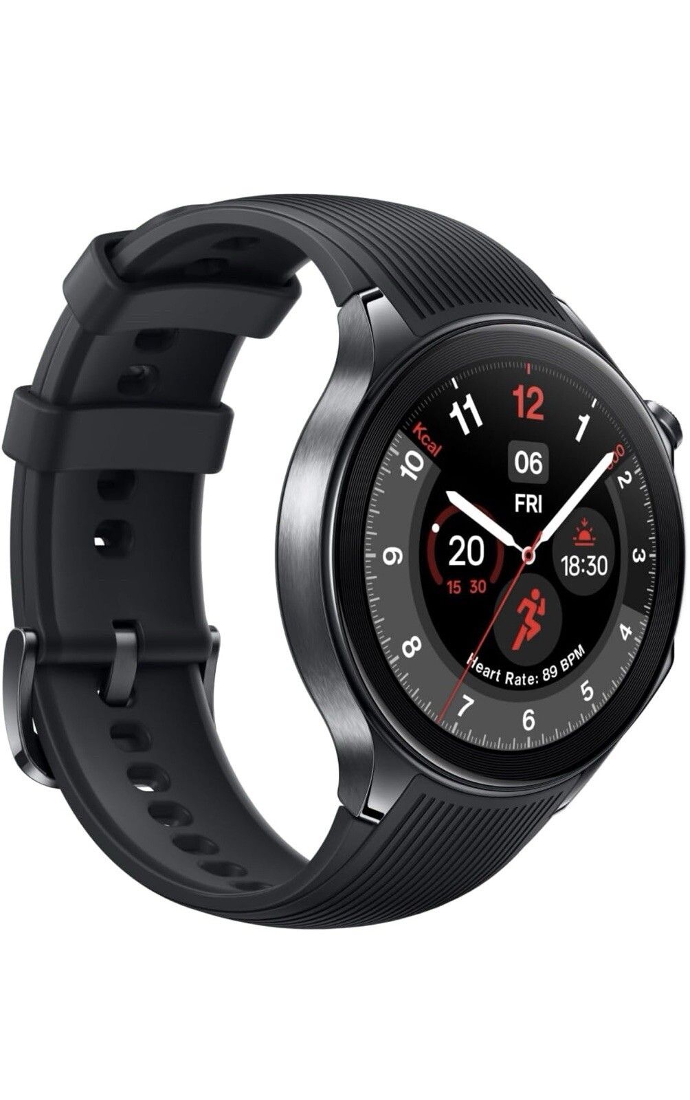 Watch 2 Black Steel, 32GB, 100-Hour Battery, Health & Fitness Tracking, Sapph…