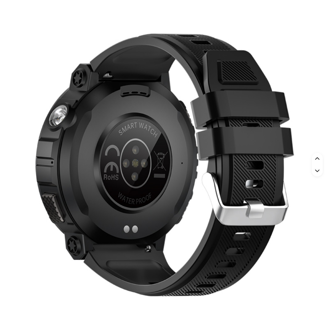 Outdoor Smartwatch Dafit 1.53 Inch Sports Fitness Bracelet Tracker Flashlight KT