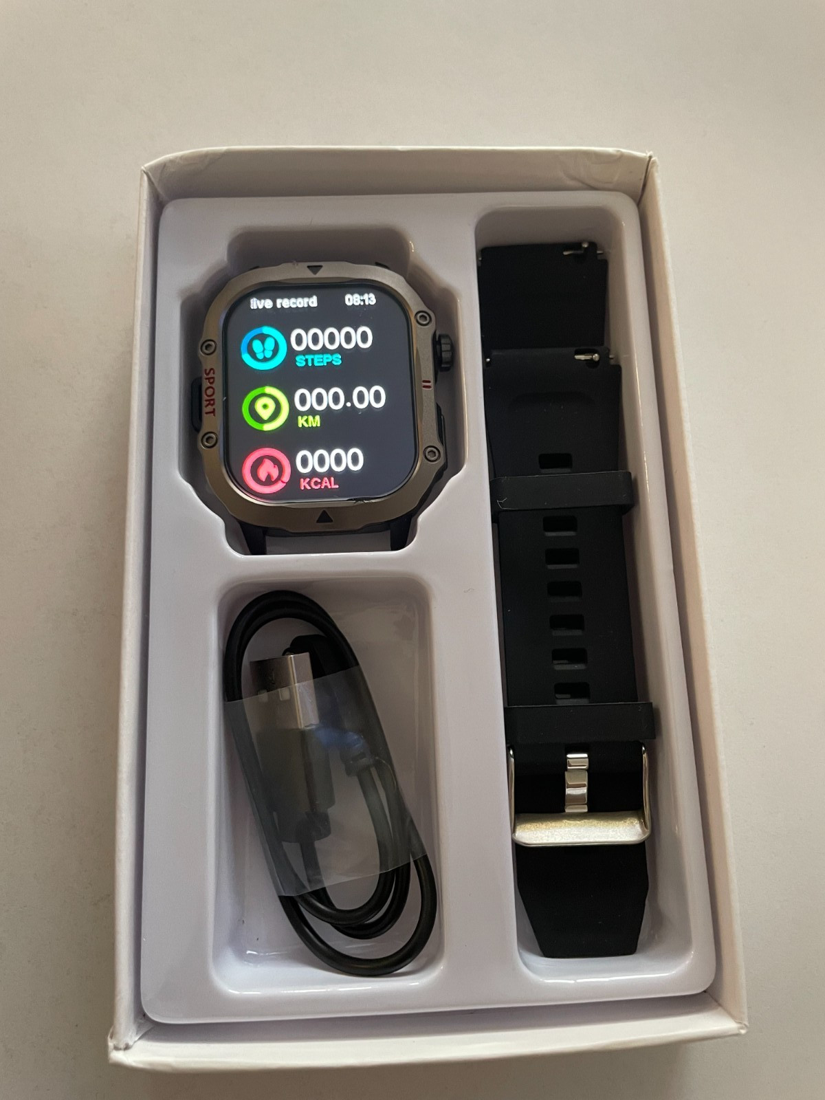 Smart Watch Mens/Womens Waterproof Smartwatch Bluetooth iphone Samsung sport