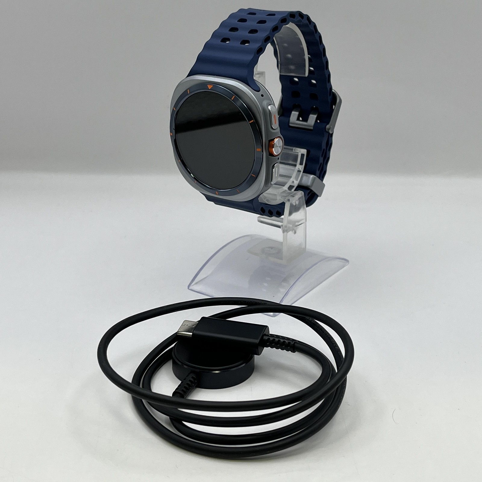 Samsung Galaxy Watch Ultra (2025) 47mm Blue Titanium (LTE) w/ Band – Excellent