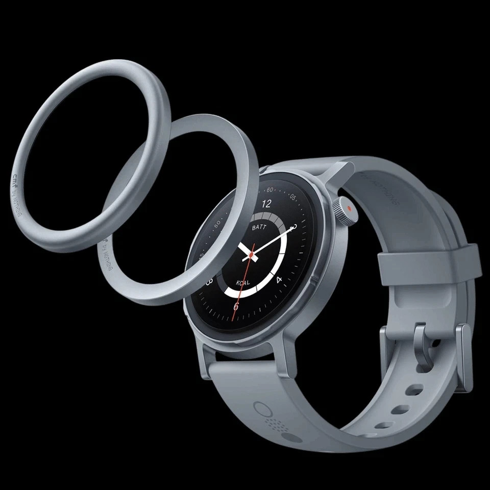 CMF by Nothing Watch Pro 2- 1.32″ AMOLED DISPLAY-GPS Smartwatch-Dark Grey