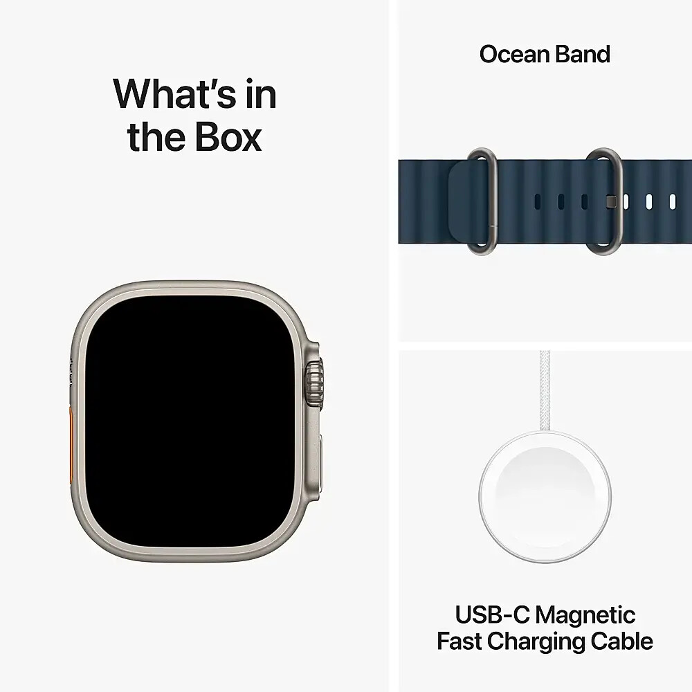 Apple Watch Ultra 2 GPS+Cellular 49mm Titanium Blue Alpine Loop M/L MREP3LW/A