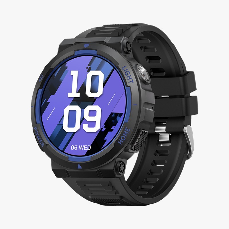 Outdoor Smartwatch Dafit 1.53 Inch Sports Fitness Bracelet Tracker Flashlight KT
