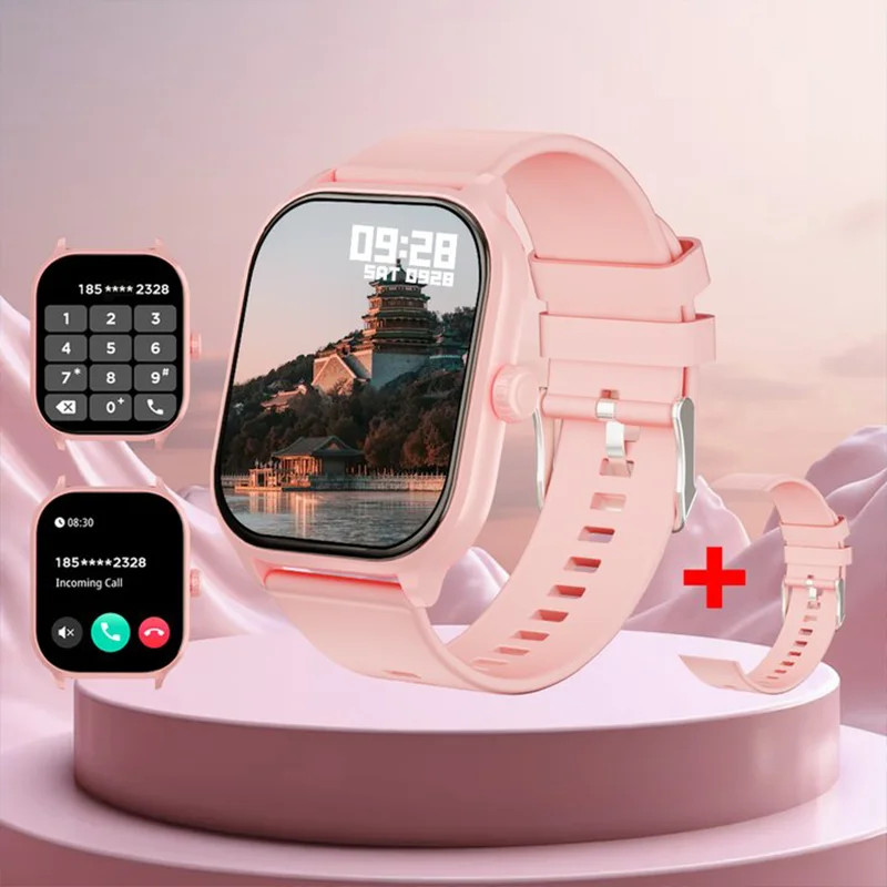Smart Watch Fitness Tracker 2.01″ | Bluetooth Call, IP68, 123 Sports Modes
