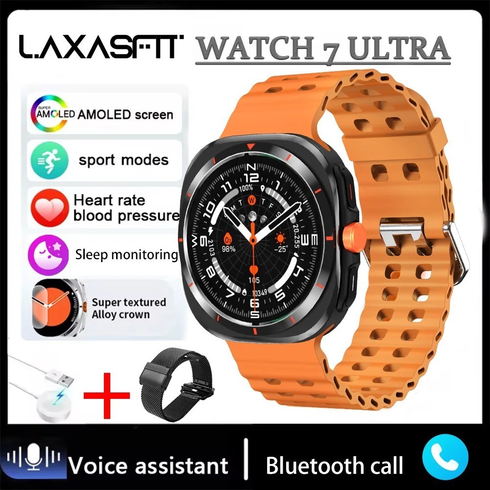 2025 Smartwatch Men Women AMOLED GPS Bluetooth Call Fitness Tracker Gym Fun Gift