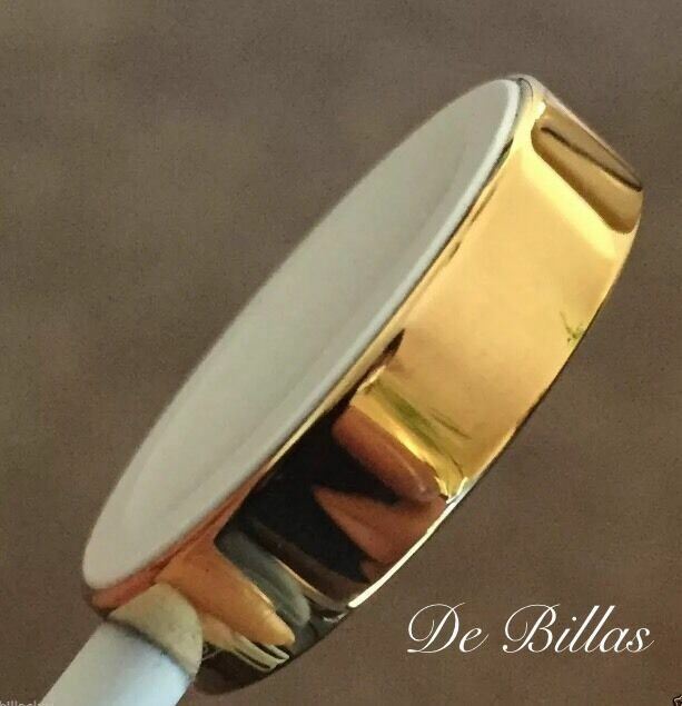 42MM Apple Watch 24K Gold Plated W/White Sport Gold Plated Band