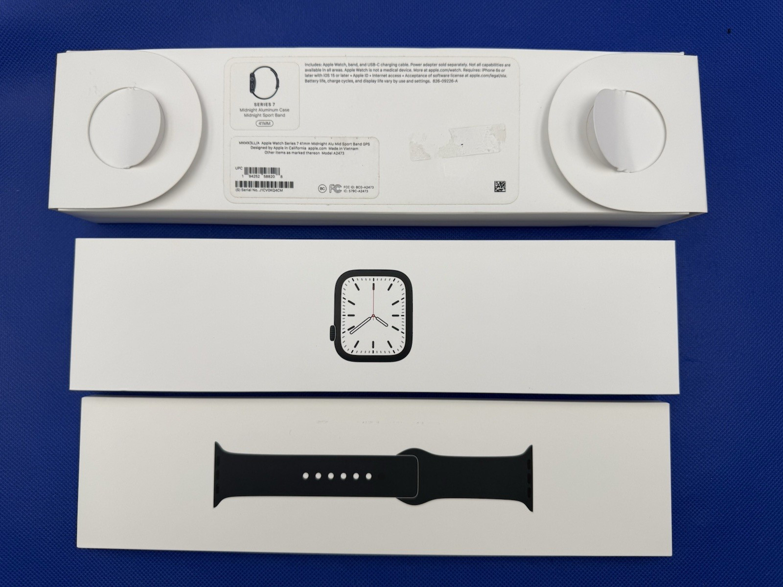 Apple Watch Series 7 41MM GPS Only Aluminum Case with Sport Band – Sealed