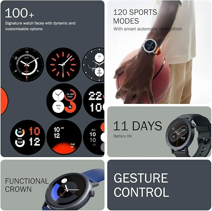 CMF by Nothing Watch 2 Pro AI Noise Reduction,Waterproof with GPS Smartwatch
