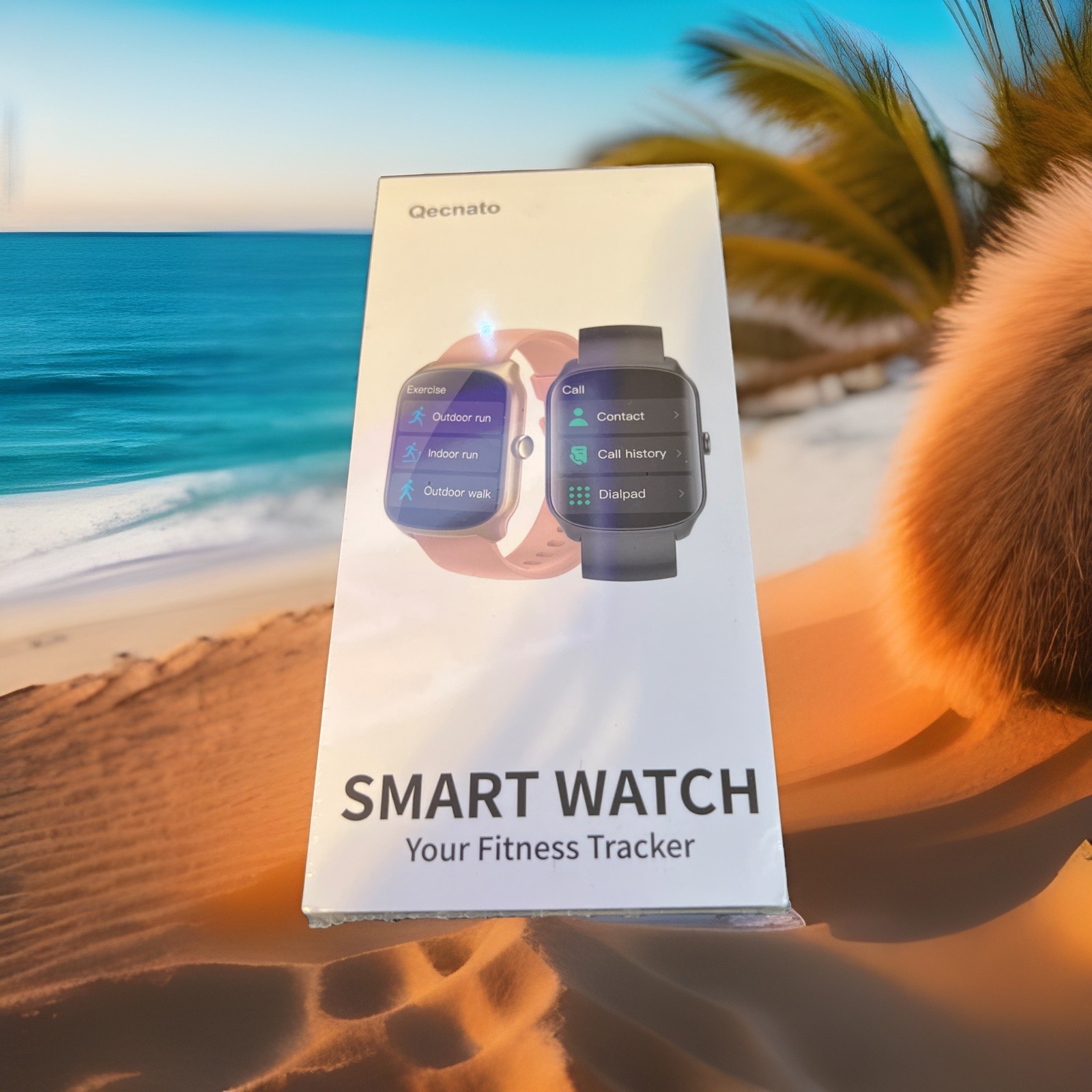 Smart Watch Fitness Tracker Dial Calls Speaker 1.95″ HD Curved Screen Heart Rate