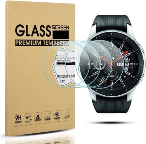 Samsung Gear S3 Screen Protector Tempered Glass Frontier/Classic Smart Watch 4Pc