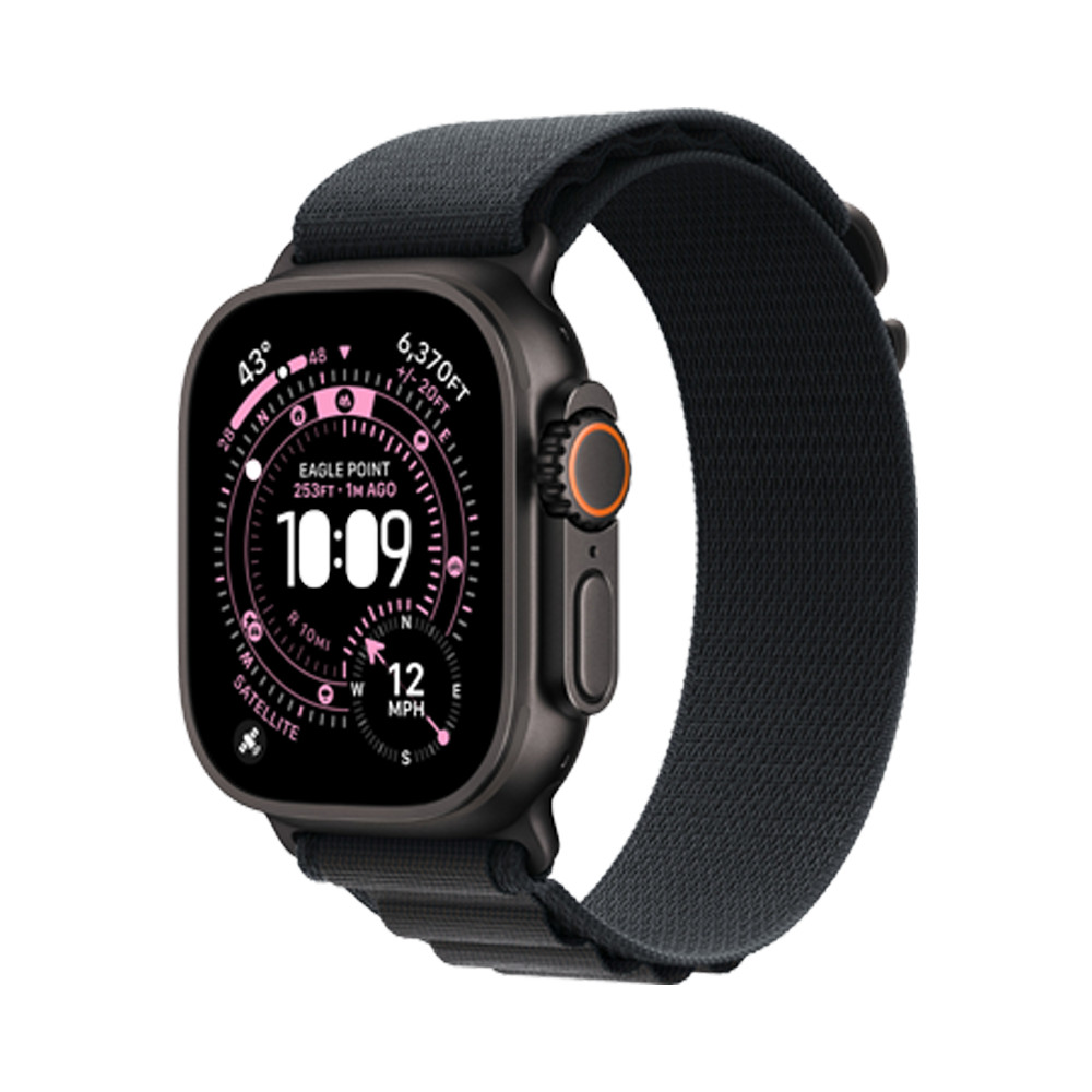 Apple Watch Ultra 3 Alpine Loop Smartwatch Case Black S10 Chip 64GB Blood Oxygen