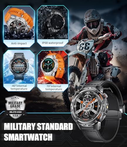 EF7 Smart Watch for Men(Answer/Make Call), 100+ Sports Modes Fitness EF7-C2-US