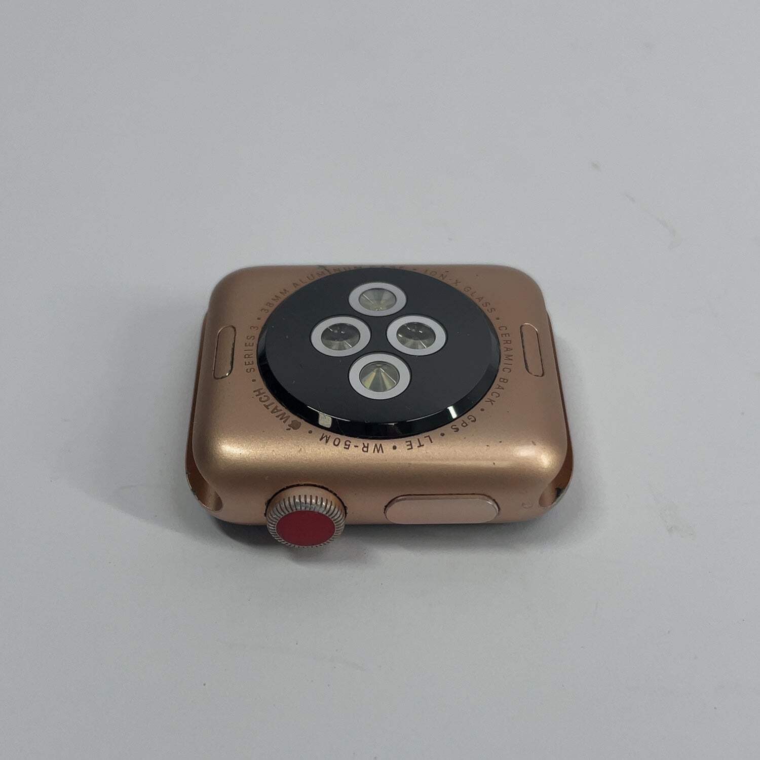 Broken GPS Only Apple Watch Series 3 38MM Aluminum A1861 Bad Battery