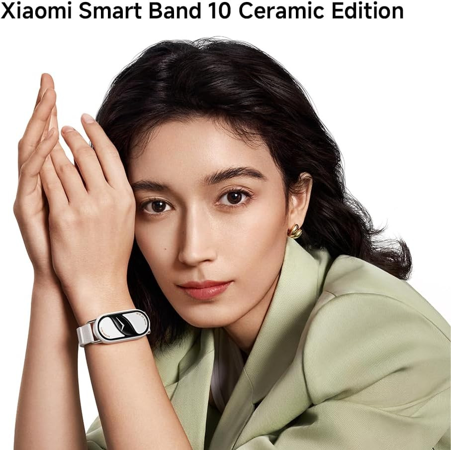 Mi Smart Band 10 (2025) Global Version – 1.72″ AMOLED Display | 21 Days Battery