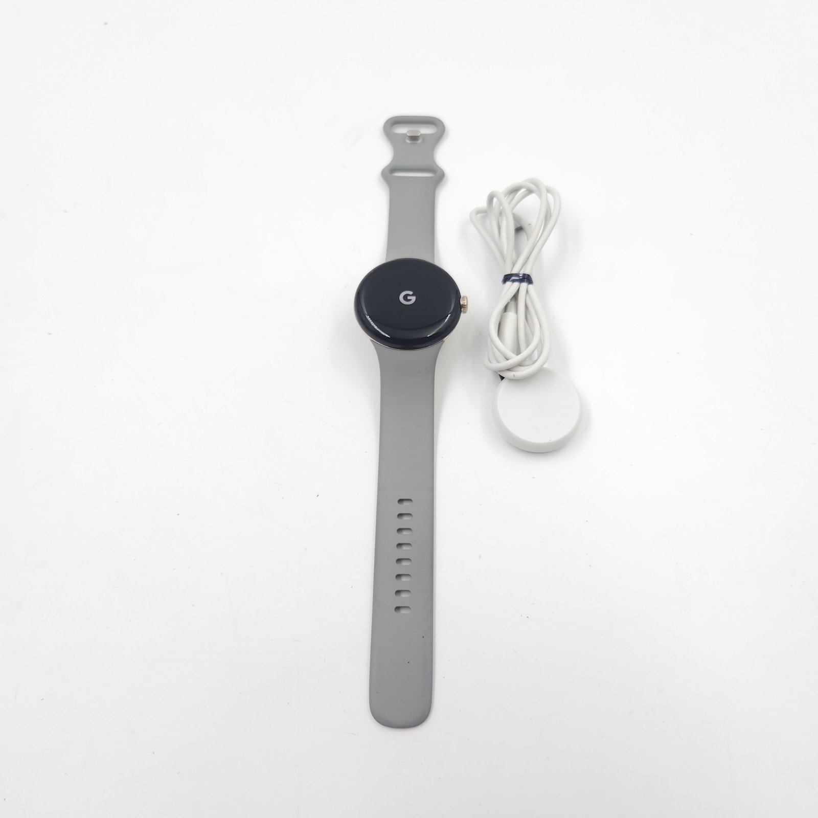 Google Pixel Watch 41mm Matte Black Stainless Steel Case (LTE), EXCELLENT