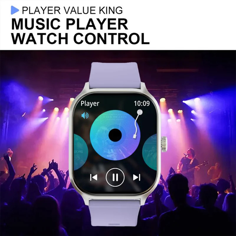 Smart Watch Fitness Tracker 2.01″ | Bluetooth Call, IP68, 123 Sports Modes