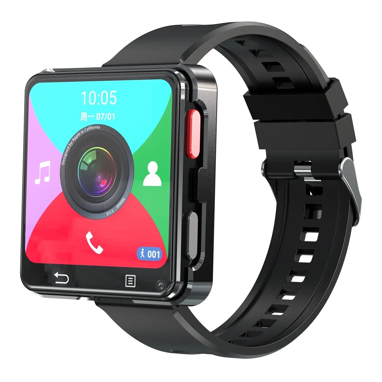 3+32GB SMART WATCH 2.64″ HD Screen 4G,5MP +5MP Dual cameras SIM GPS Android 11.0