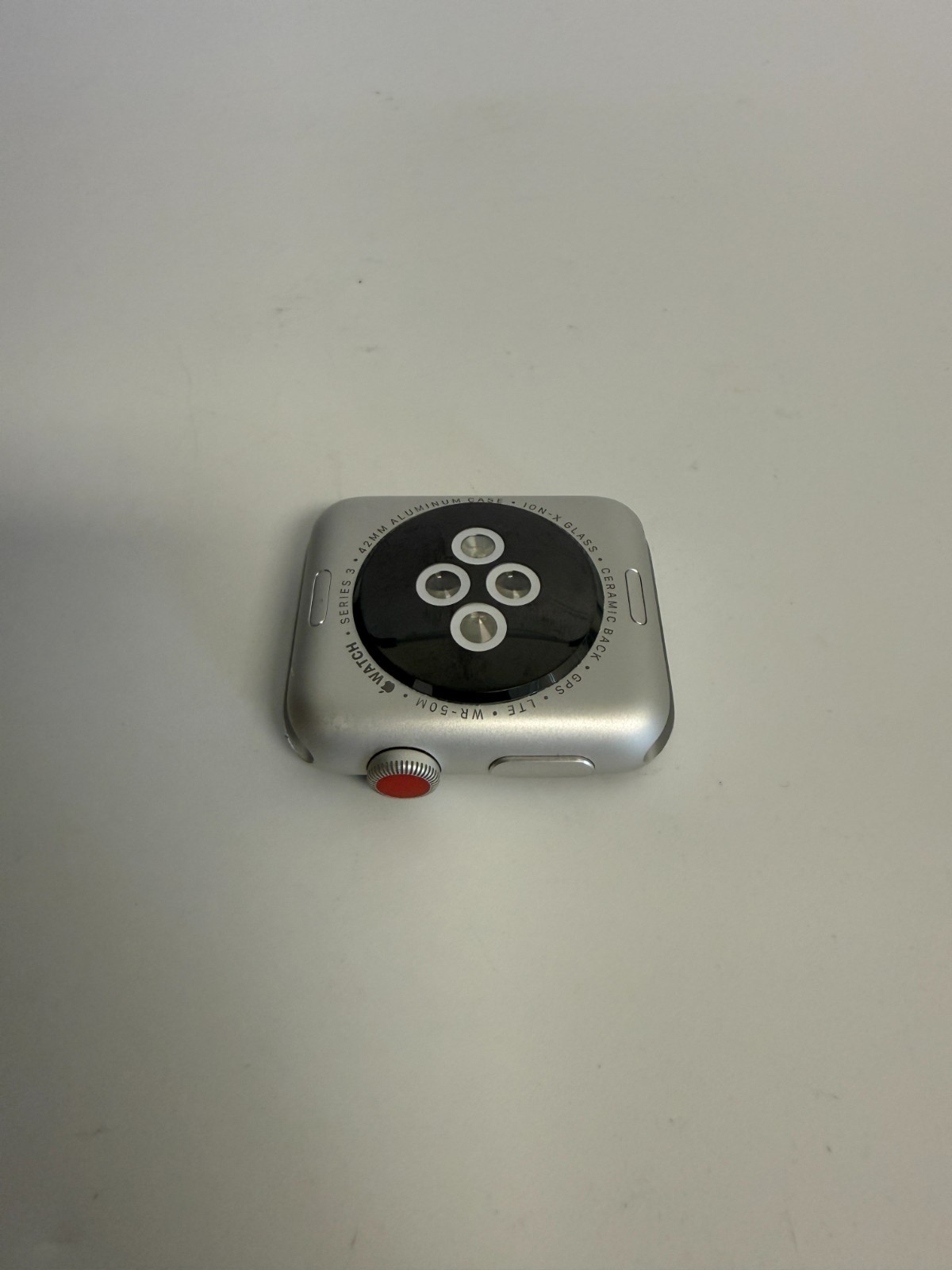 (LTE Cellular + Bluetooth) Apple Watch Series 3 GPS 42mm Silver – A GRADE