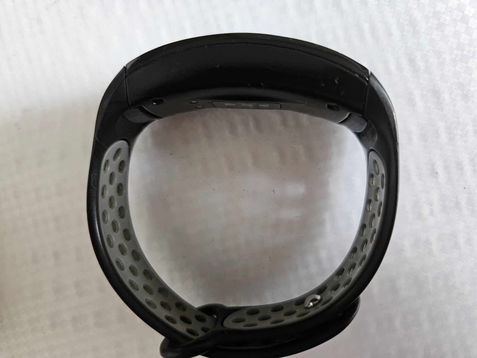 SAMSUNG SM-R365NZKAXAR Gear Fit2 Pro Grey Nylon Smartwatch Fitness Band (Large)