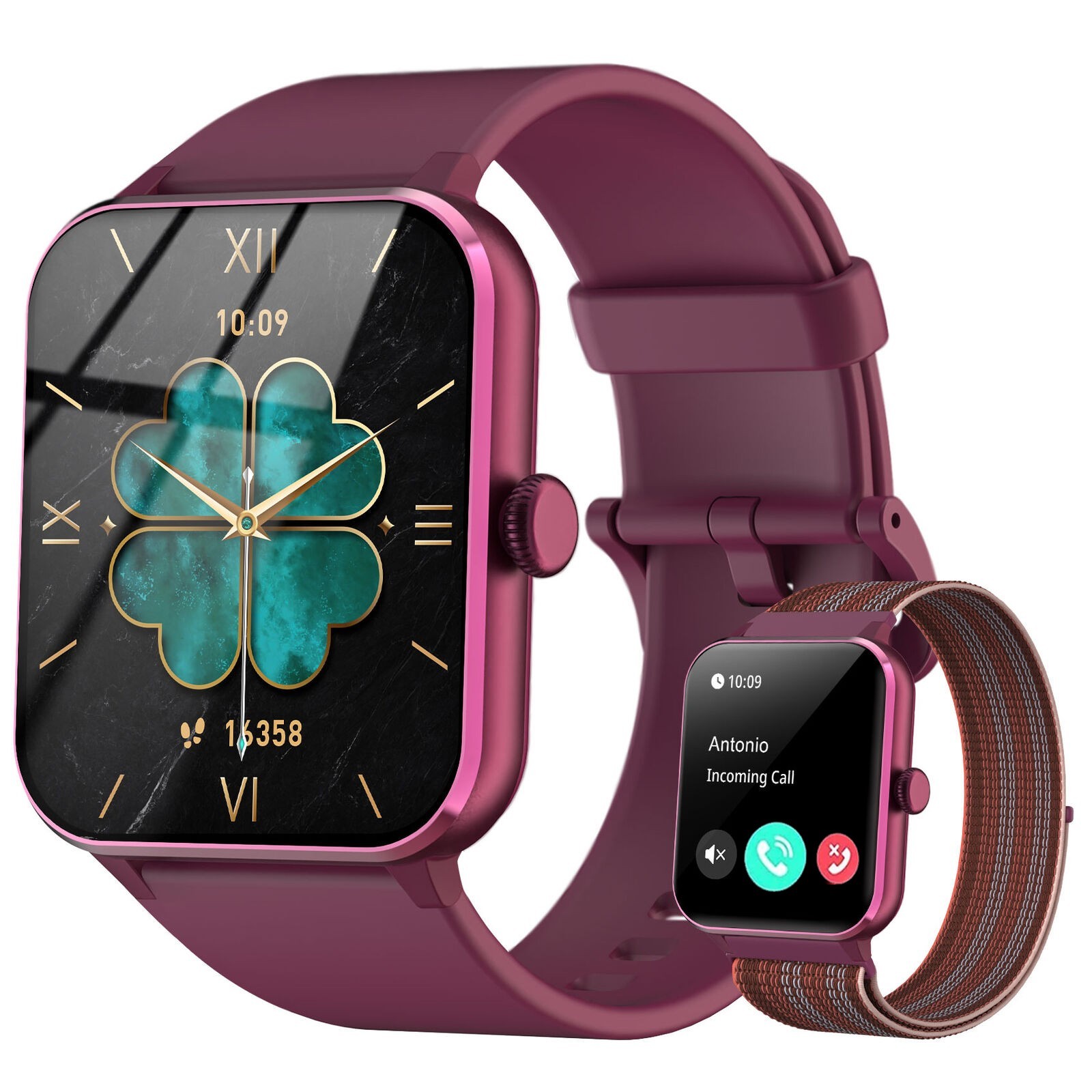 Bluetooth Smart watch Men/Women Bluetooth Compatible with iPhone Samsung Android