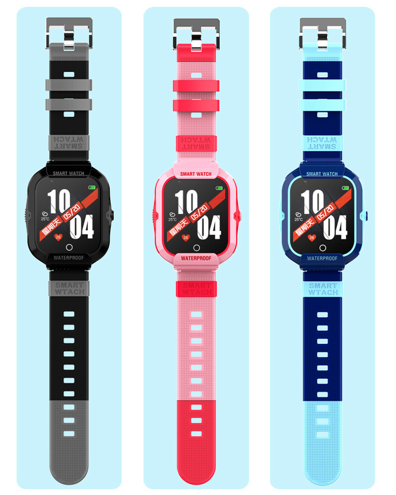 Kids Smartwatch Phone 4G SOS Anti-Lost Camera Video Calling for Boys Girls Gift