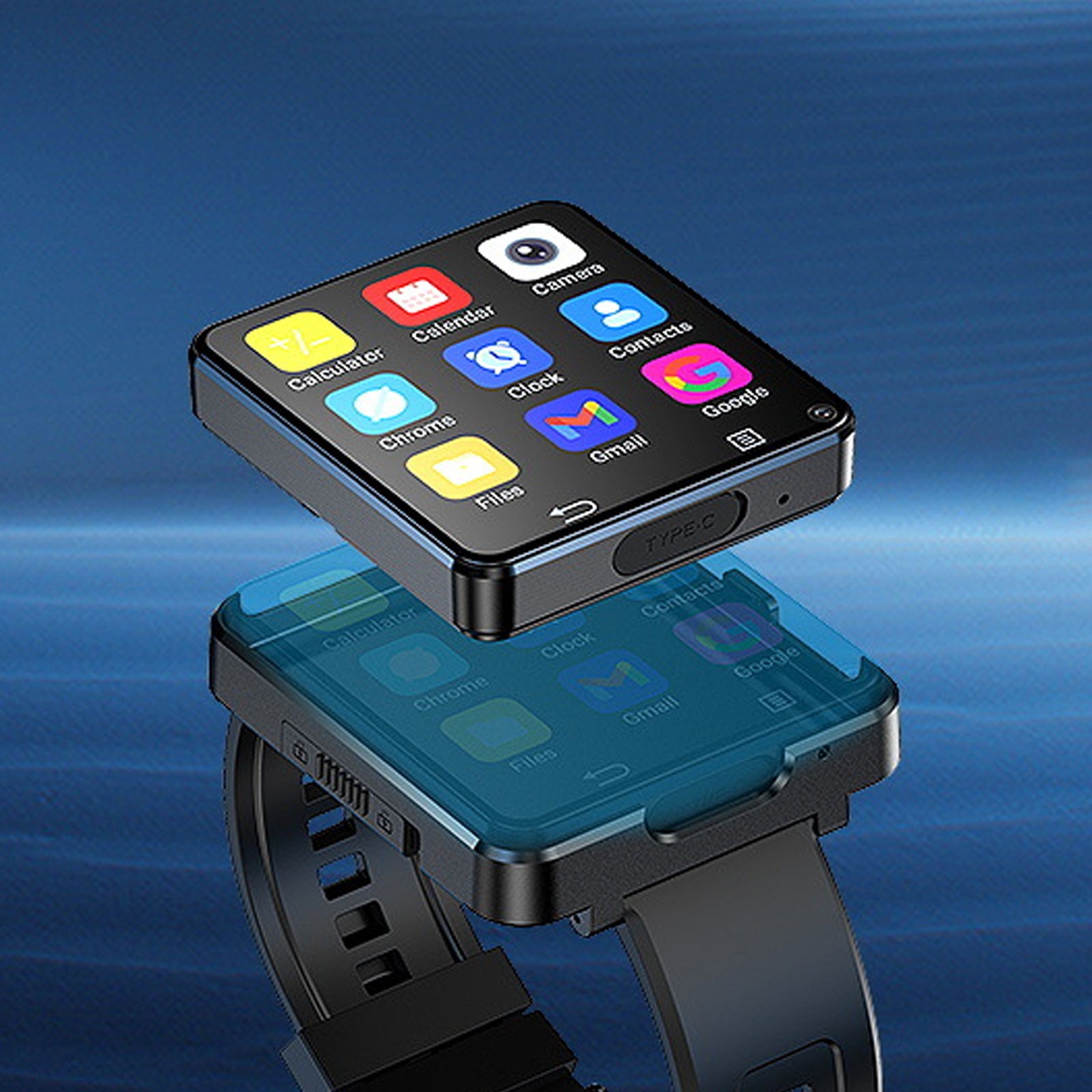 New S998 4G Smart Watch Android 11.0 OS 2.64inch Screen Heart Rate Sleep Monitrx