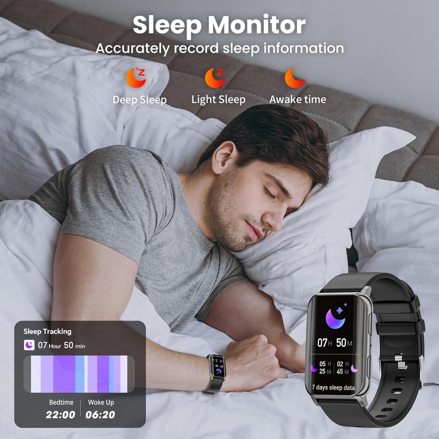 Advanced Health Monitoring Smartwatch with 100+ Sports Modes – 1.91″ HD Screen