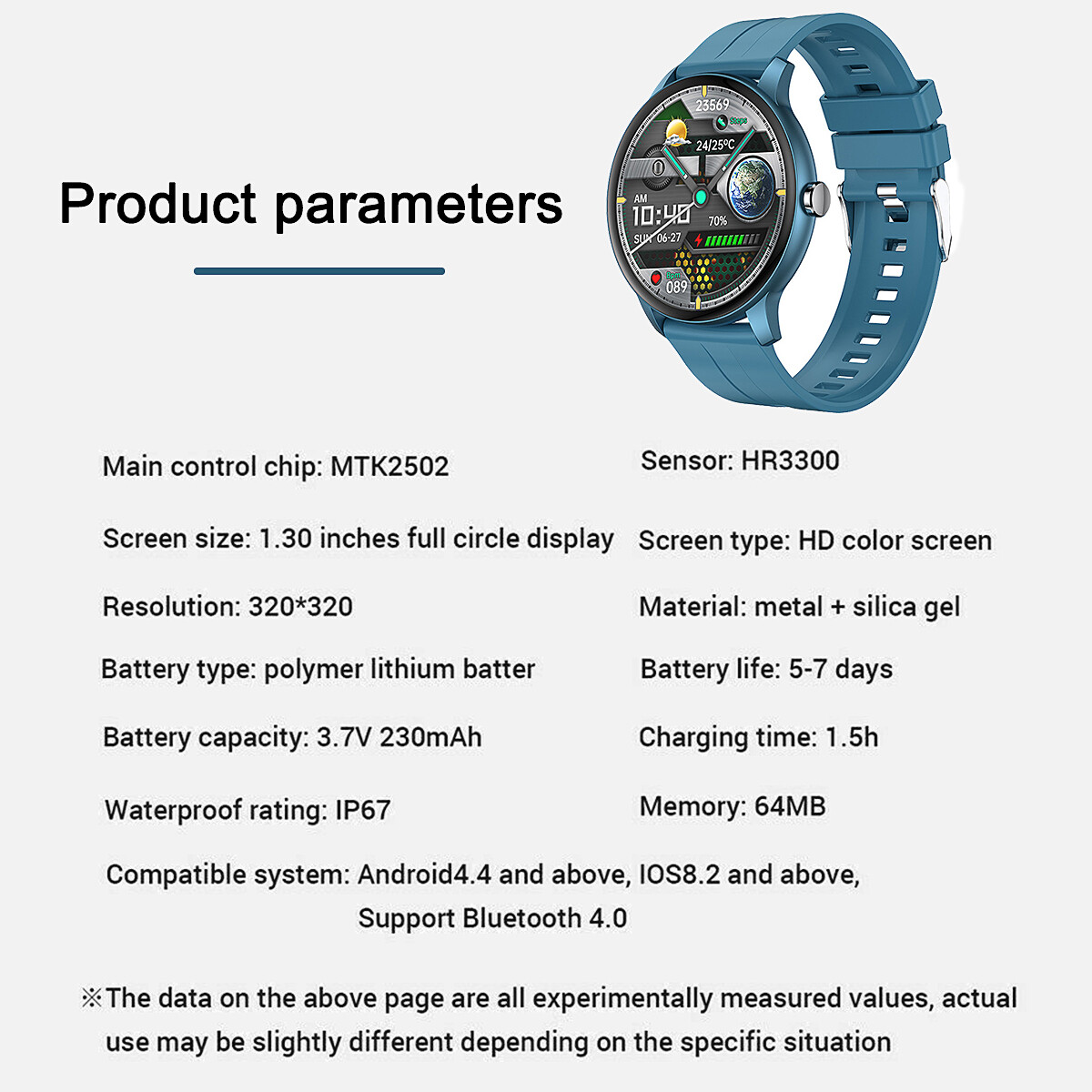 NEW! Smart Watch Women Men Heart Rate Monitor Sleep Tracker for iPhone Android
