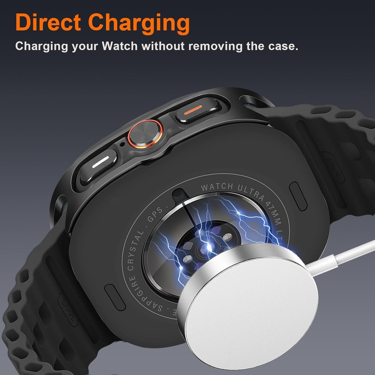 Metal Case For Samsung Galaxy Watch Ultra 47mm, Rugged Thin Hard Frame