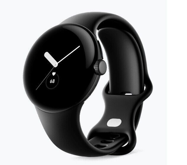 Google Pixel Watch 41mm GPS + WiFi + Bluetooth Gold Black Silver Watch – Good