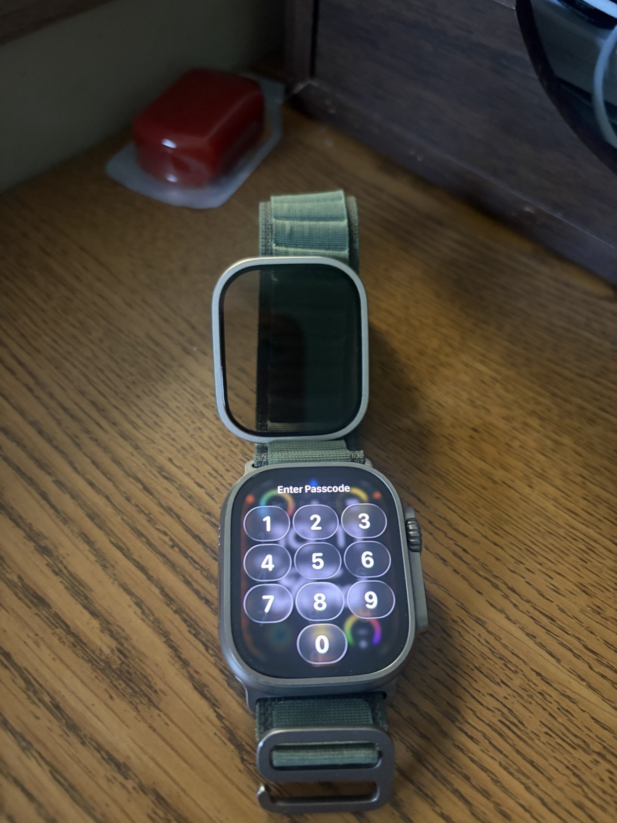 Apple Watch Ultra 49mm Titanium Case Black Alpine Loop (Great Condition) 87% Bat