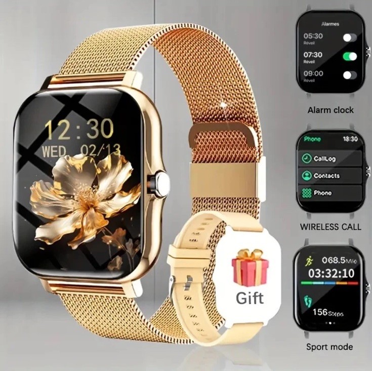 Smartwatch Android Phone Color Screen Full Touch Custom Dial Smart Watch