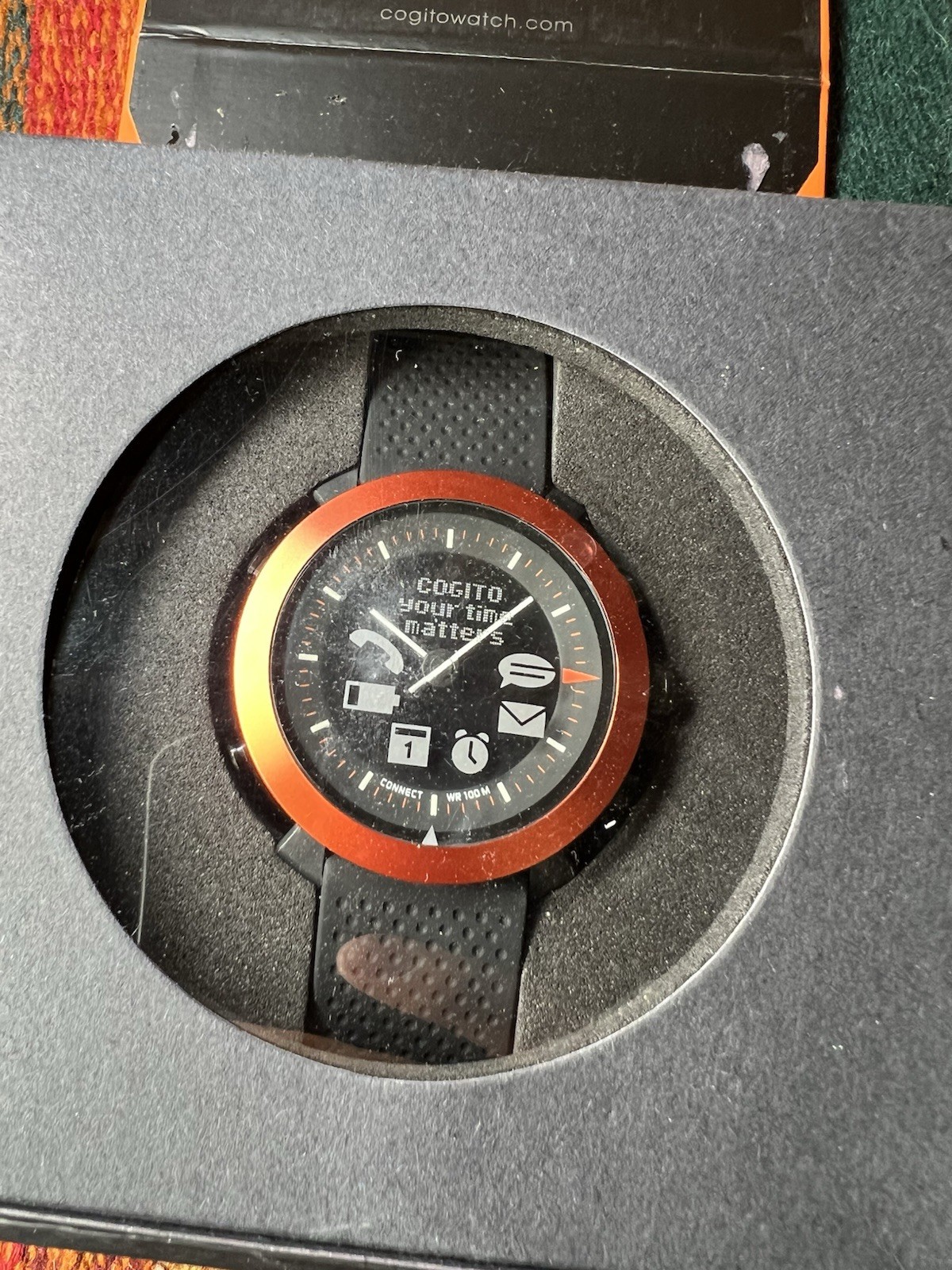 Cogito 2.0 Classic Smart Watch – Orange BRAND NEW
