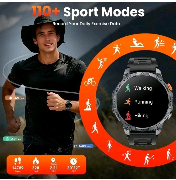 Smart Watch IW10 Digital Fitness Tracker Military New In Box Free Shipping