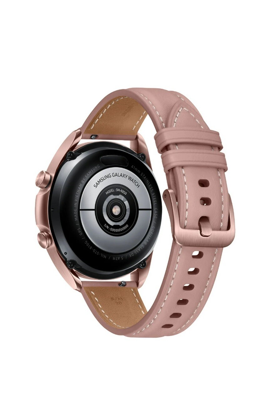 Samsung Galaxy Watch3 SM-R850 41mm Stainless Steel Case with Leather Strap -…