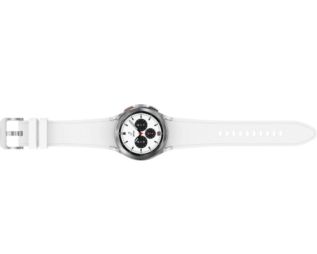 Samsung Galaxy Watch4 Classic SM-R880 42mm White & Silver Stainless Steel Bands