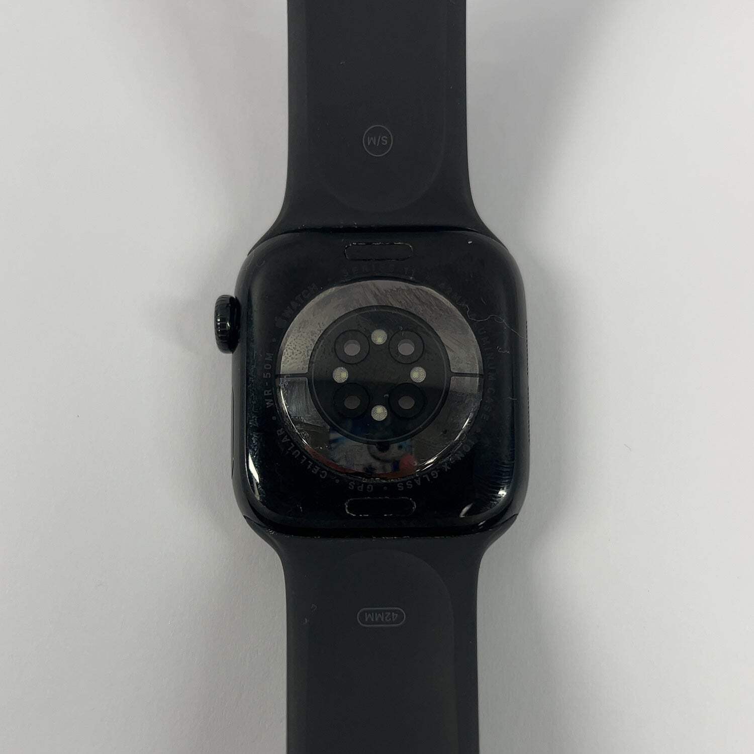 Unlocked Apple Watch Series 11 42MM Jet Black Aluminum Black Sport Band MF834LW