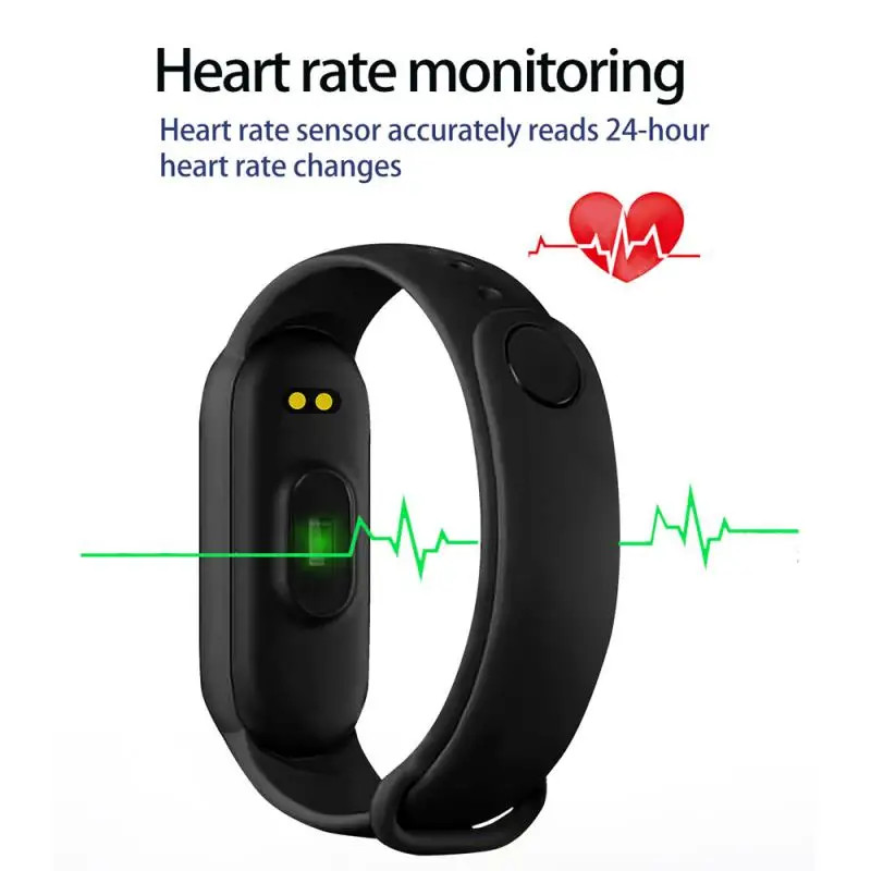 M6 Smart Watch Fitness Bracelet Heart Rate Monitor Sports Band Tracker