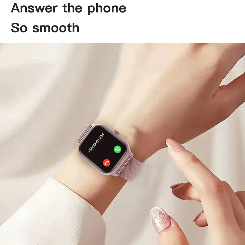 LEMFO LT10 Smart Watch 2024 Android Gift Bluetooth Call Smartwatch 2024 Touch Di