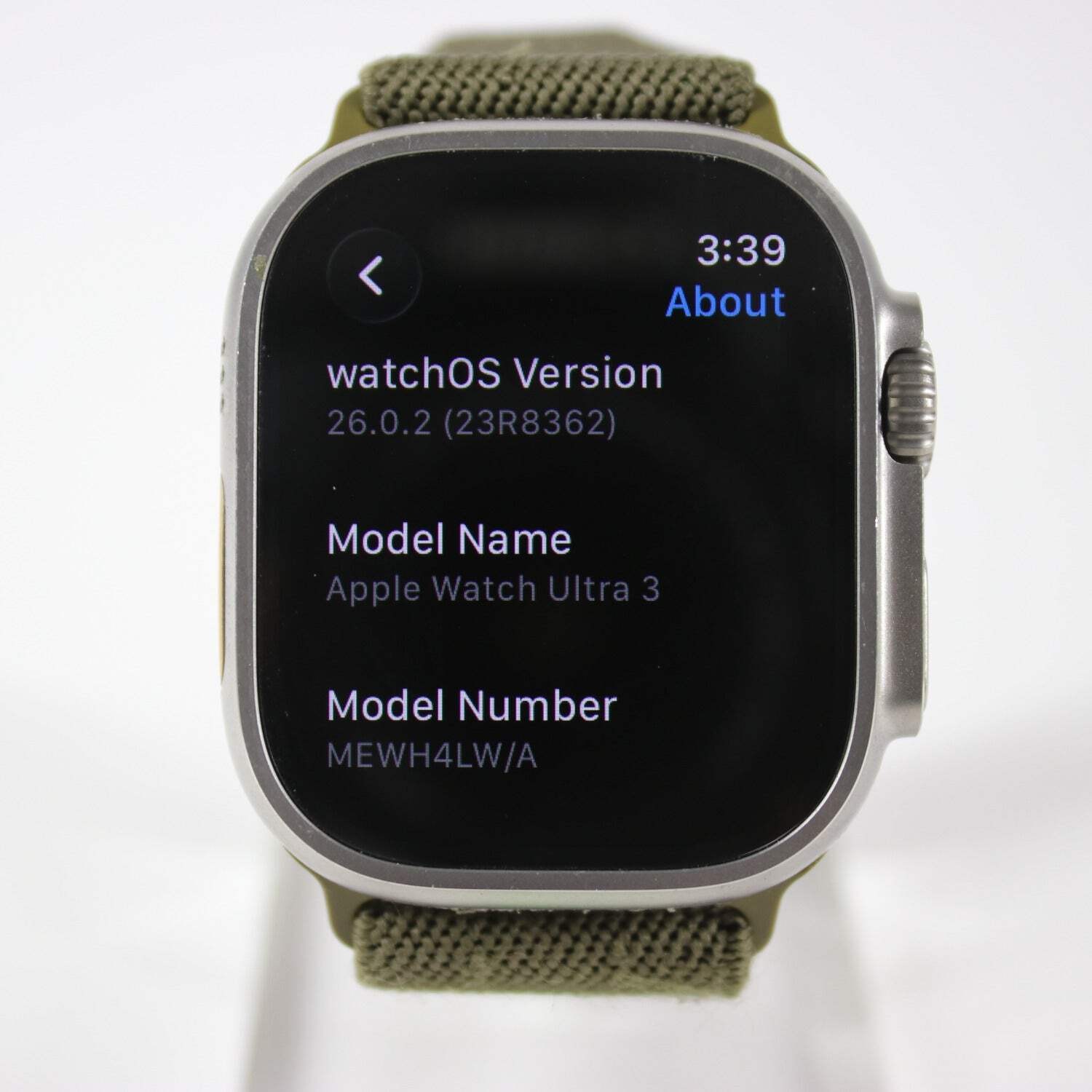 Unlocked Apple Watch Ultra 3 49MM Natural Titanium Aftermarket Band MEWH4LW/A