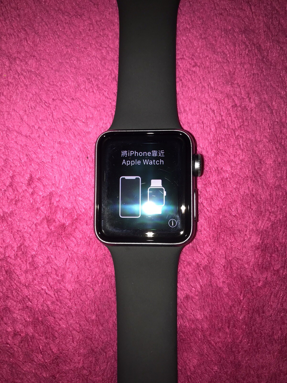 Apple Watch Series 3 38 mm Gray Case Black Aluminium Smartwatch – MTF02LLA