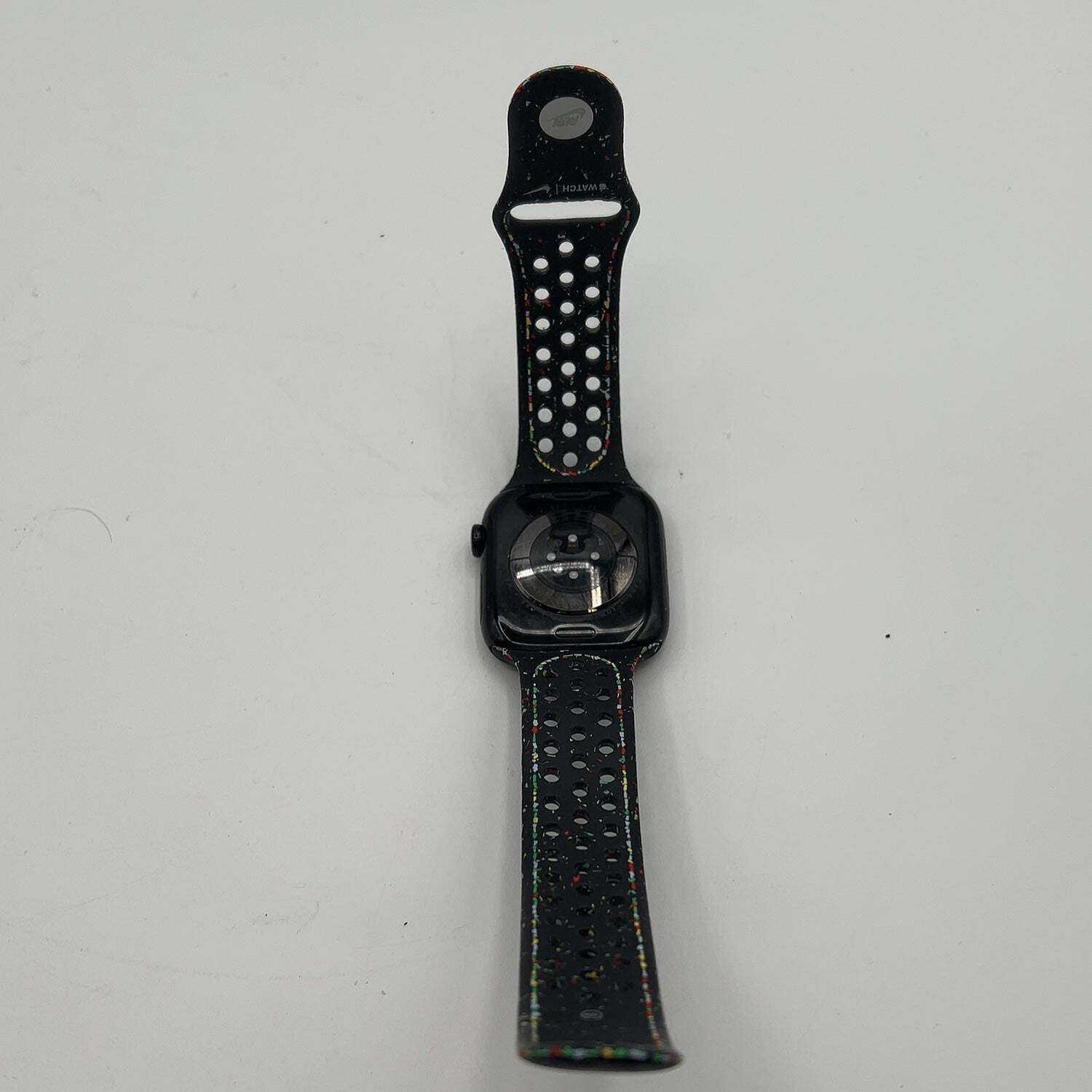 GPS Only Apple Watch Series 11 46MM Black Aluminum Splash Nike Band MEW84LW/A