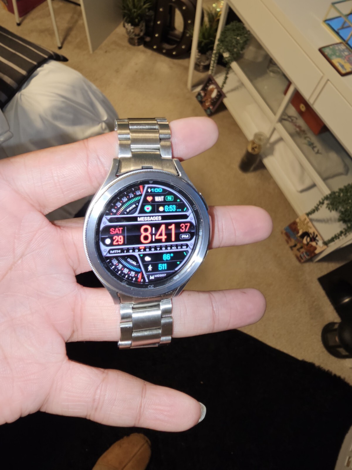 Samsung Galaxy Watch4 Classic SM-R890 46mm Stainless Steel Case with Ridge-Sport